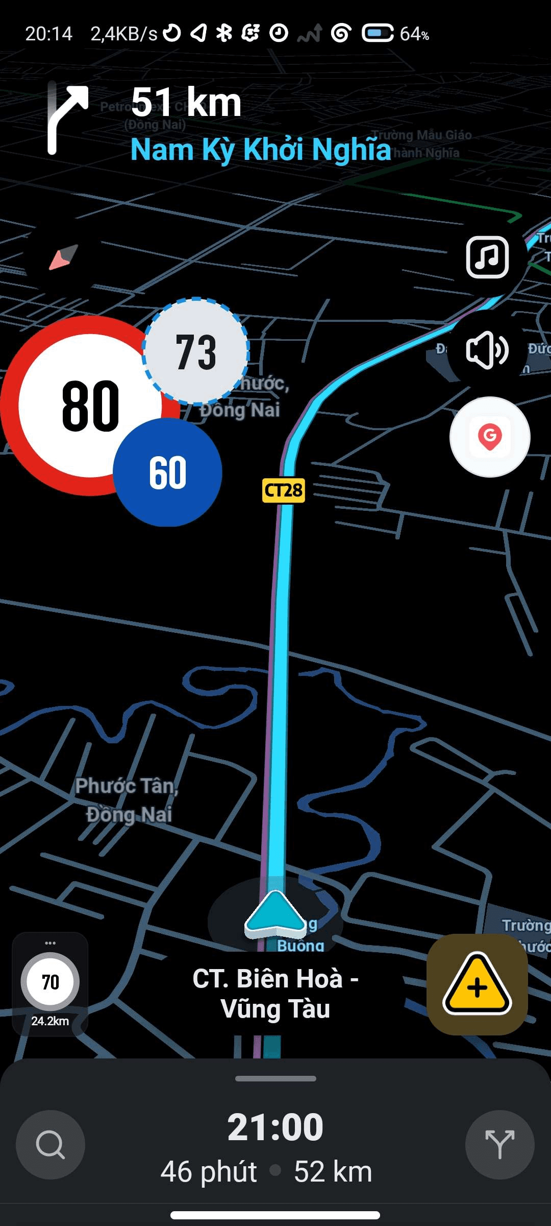 Waze Mod — màn hình điều hướng thực tế