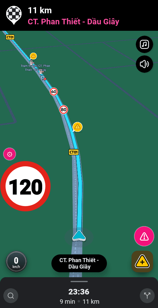 Waze Mod Extended — màn hình điều hướng thực tế